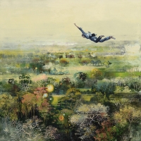 An ordinary man 100x100cm