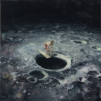 Bain de minuit 80x80cm